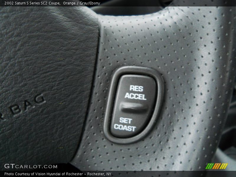 Orange / Gray/Ebony 2002 Saturn S Series SC2 Coupe