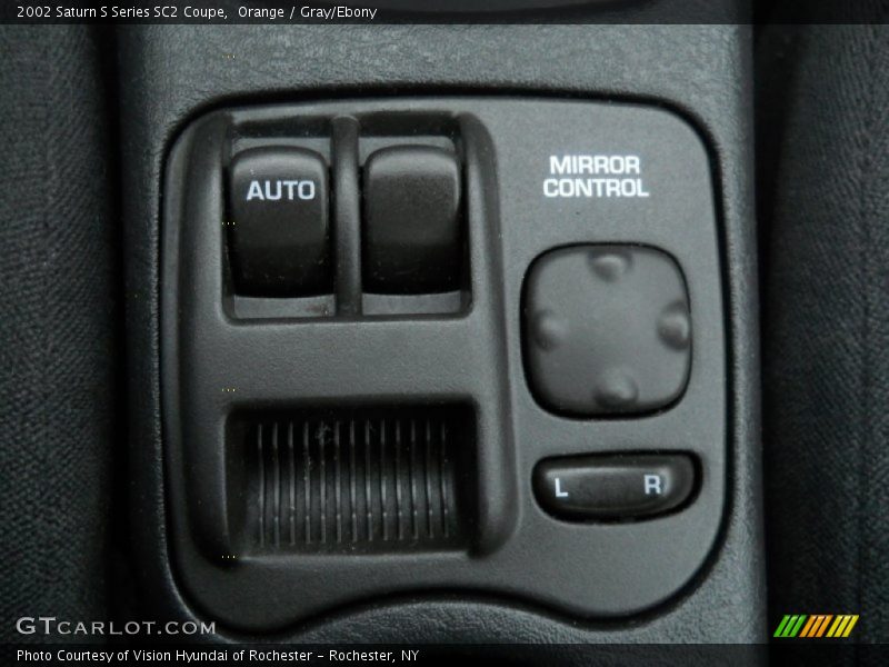 Orange / Gray/Ebony 2002 Saturn S Series SC2 Coupe