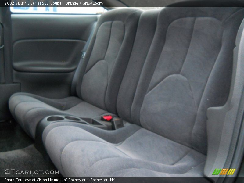 Orange / Gray/Ebony 2002 Saturn S Series SC2 Coupe