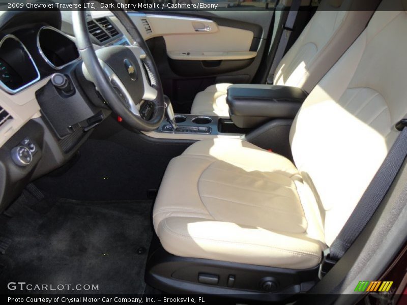 Dark Cherry Metallic / Cashmere/Ebony 2009 Chevrolet Traverse LTZ