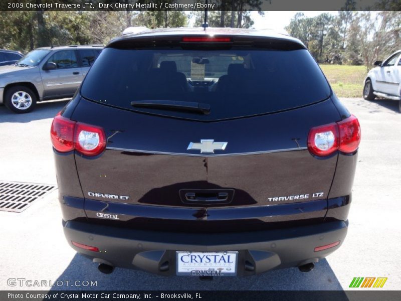 Dark Cherry Metallic / Cashmere/Ebony 2009 Chevrolet Traverse LTZ