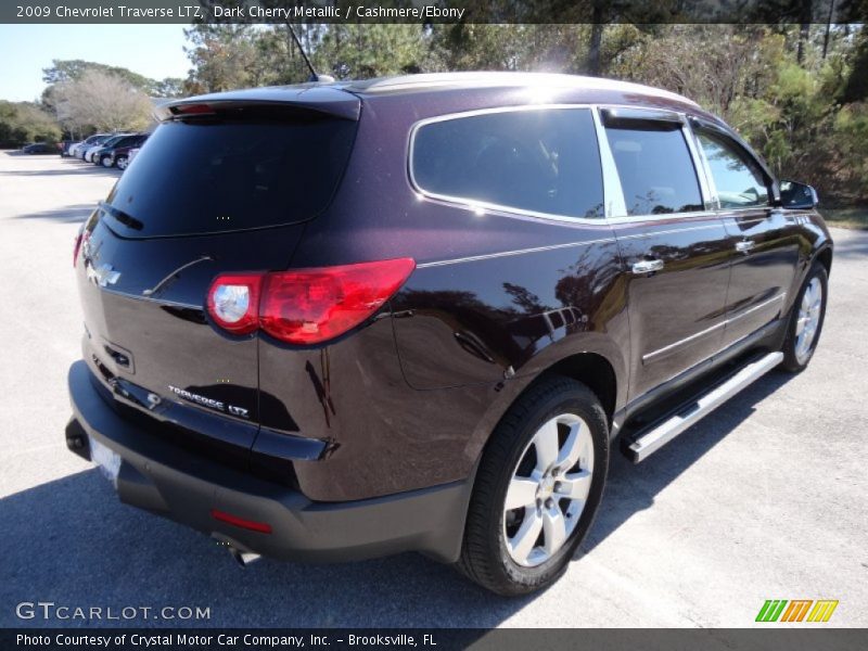 Dark Cherry Metallic / Cashmere/Ebony 2009 Chevrolet Traverse LTZ