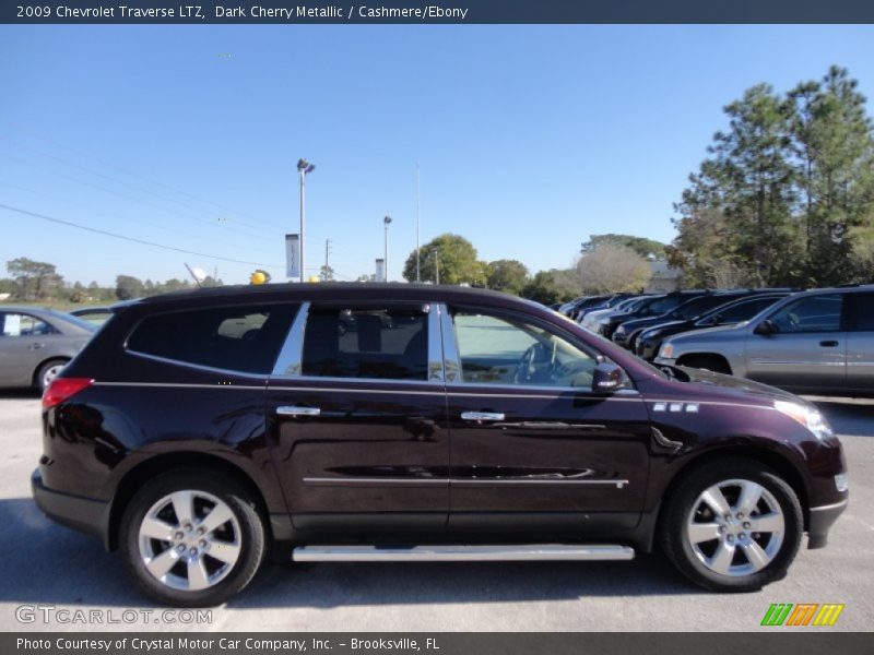 Dark Cherry Metallic / Cashmere/Ebony 2009 Chevrolet Traverse LTZ
