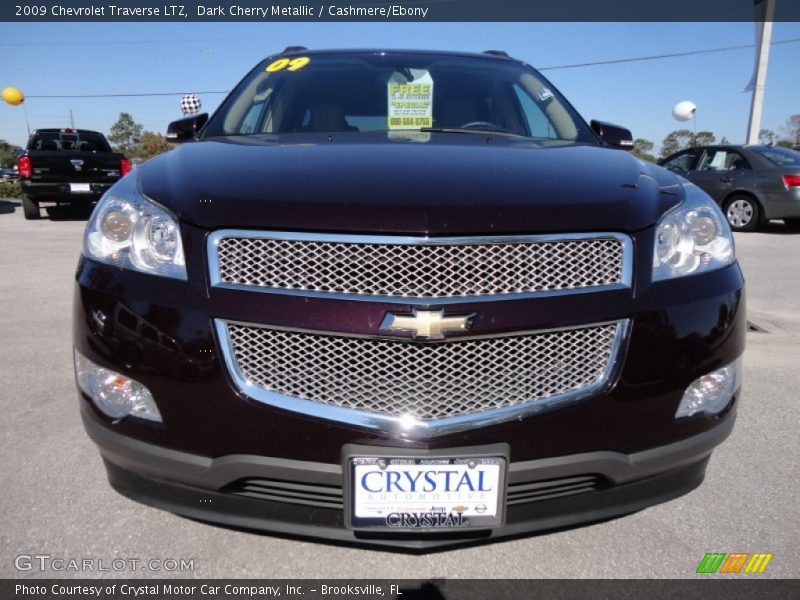 Dark Cherry Metallic / Cashmere/Ebony 2009 Chevrolet Traverse LTZ