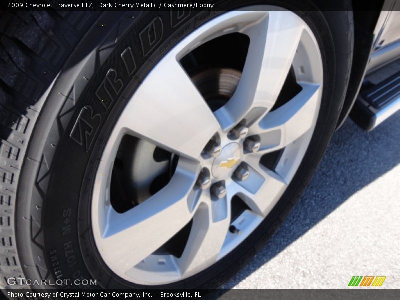 Dark Cherry Metallic / Cashmere/Ebony 2009 Chevrolet Traverse LTZ