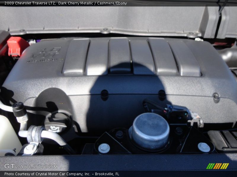 Dark Cherry Metallic / Cashmere/Ebony 2009 Chevrolet Traverse LTZ