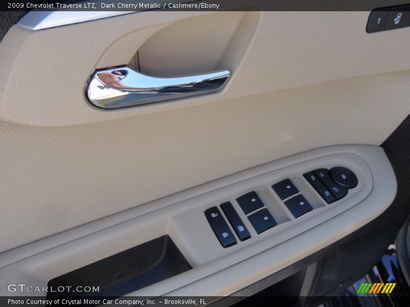 Dark Cherry Metallic / Cashmere/Ebony 2009 Chevrolet Traverse LTZ