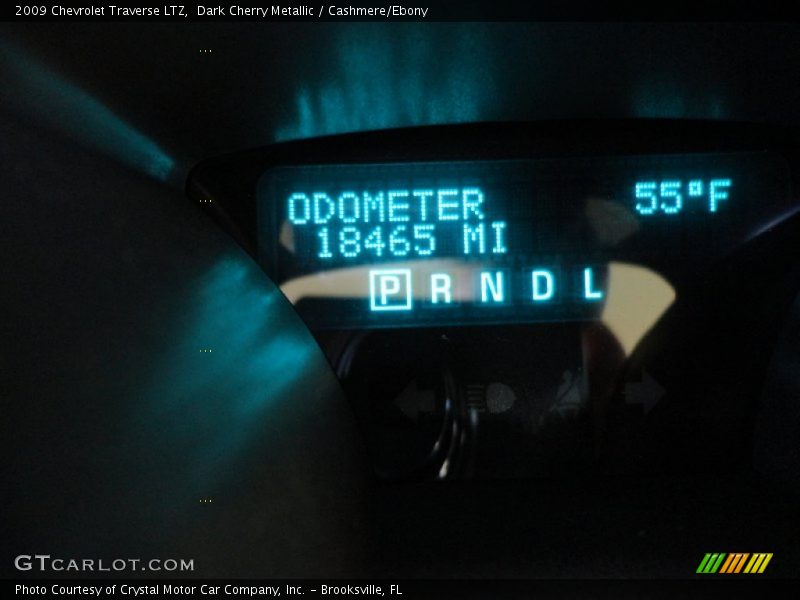 Dark Cherry Metallic / Cashmere/Ebony 2009 Chevrolet Traverse LTZ