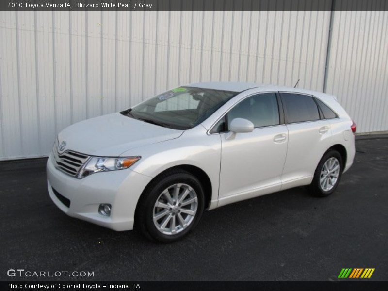 Blizzard White Pearl / Gray 2010 Toyota Venza I4