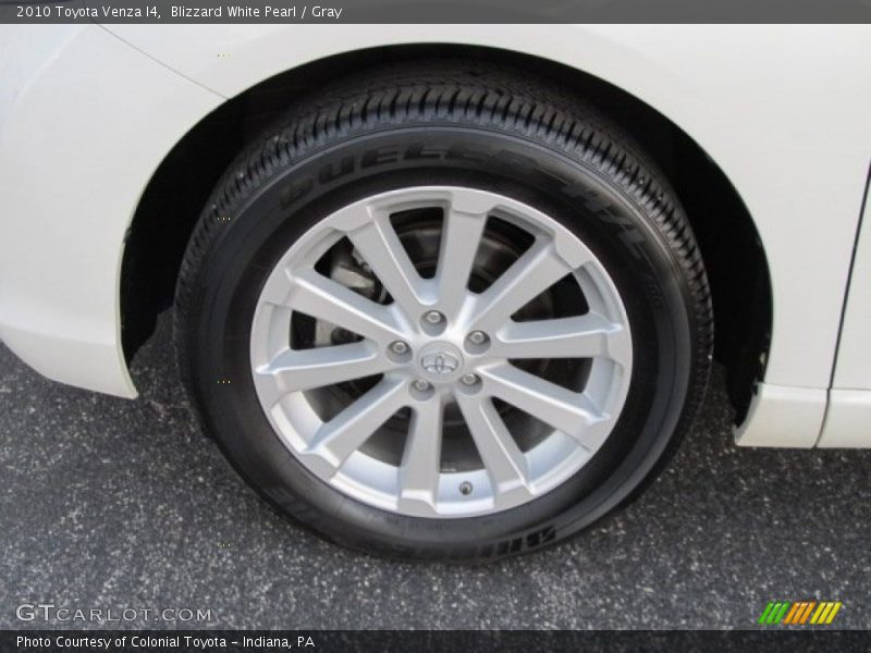 Blizzard White Pearl / Gray 2010 Toyota Venza I4