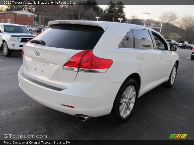 Blizzard White Pearl / Gray 2010 Toyota Venza I4