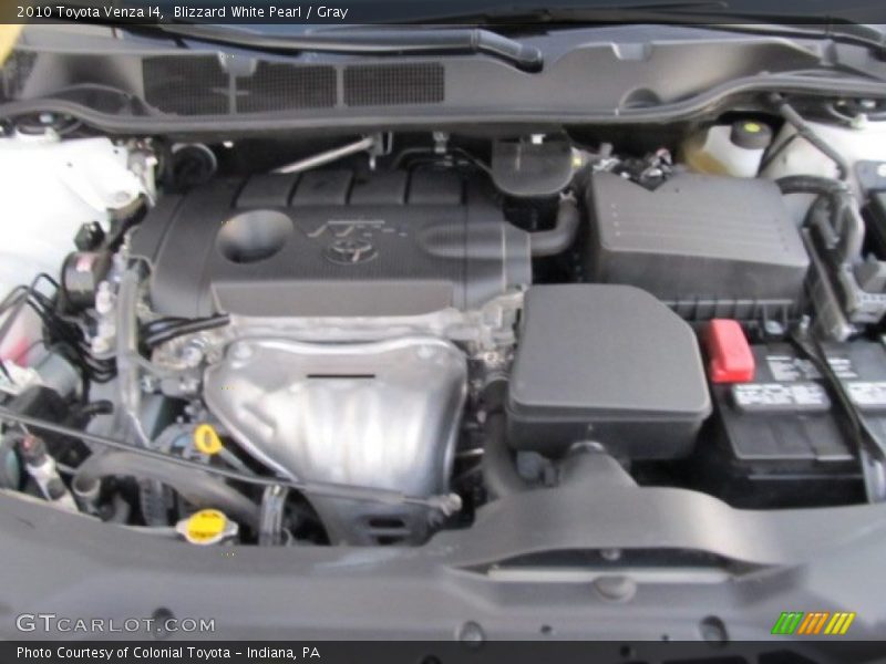 Blizzard White Pearl / Gray 2010 Toyota Venza I4