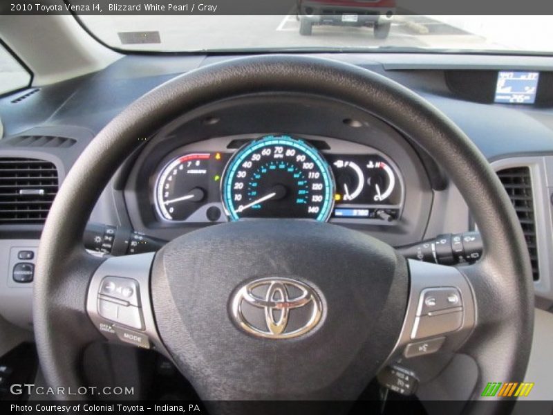 Blizzard White Pearl / Gray 2010 Toyota Venza I4