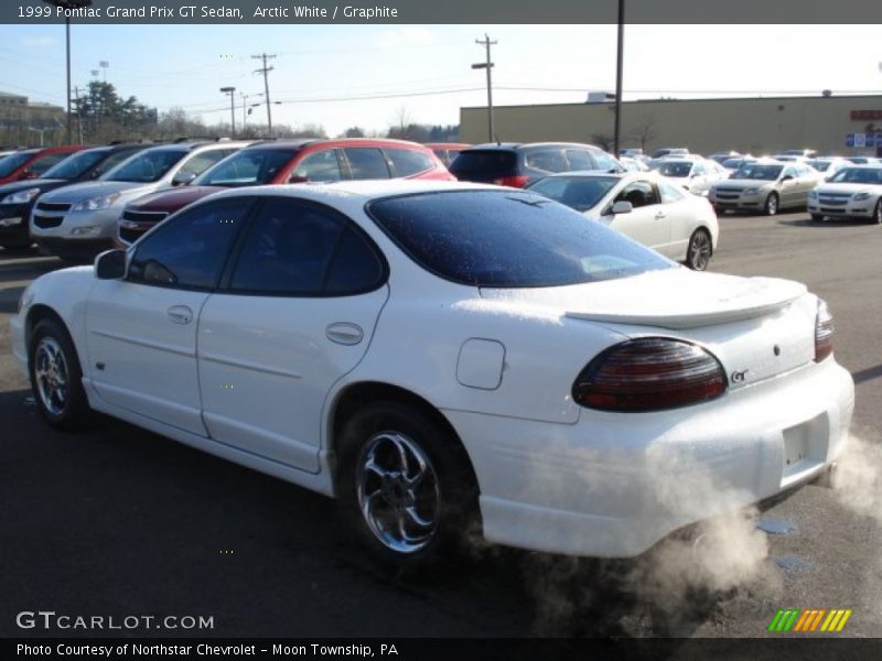 Arctic White / Graphite 1999 Pontiac Grand Prix GT Sedan