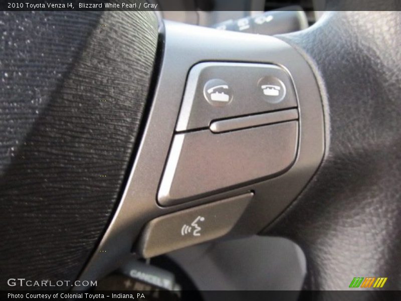 Blizzard White Pearl / Gray 2010 Toyota Venza I4