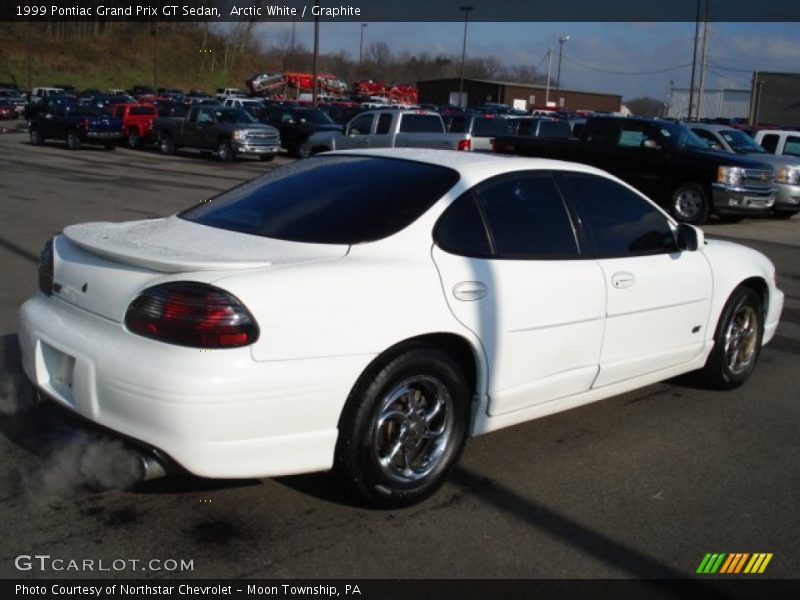 Arctic White / Graphite 1999 Pontiac Grand Prix GT Sedan