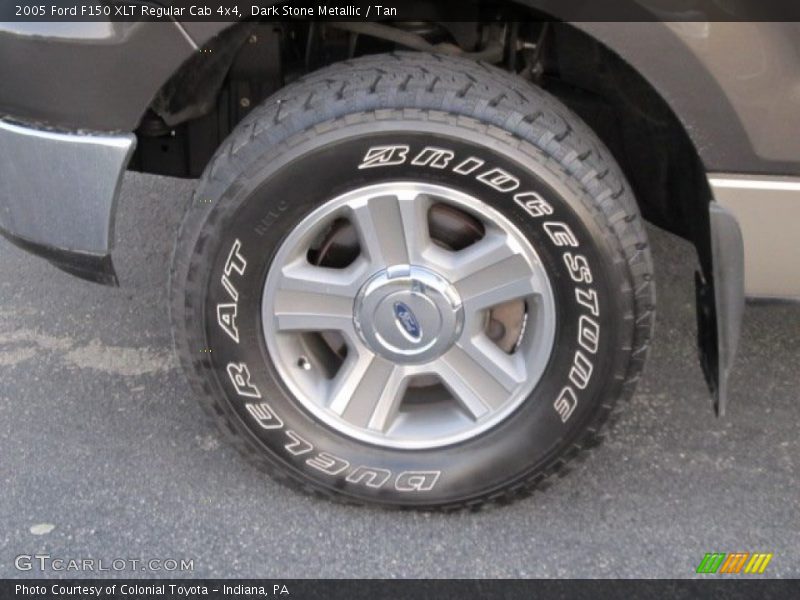 Dark Stone Metallic / Tan 2005 Ford F150 XLT Regular Cab 4x4