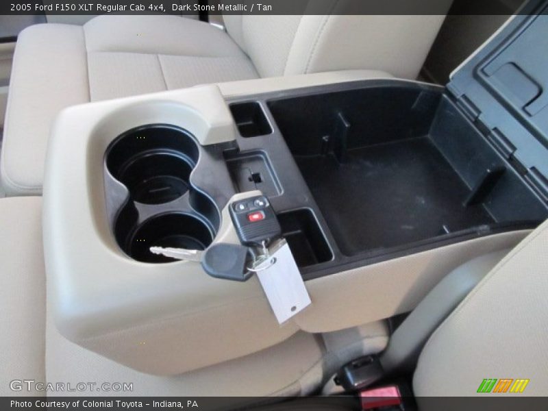 Dark Stone Metallic / Tan 2005 Ford F150 XLT Regular Cab 4x4