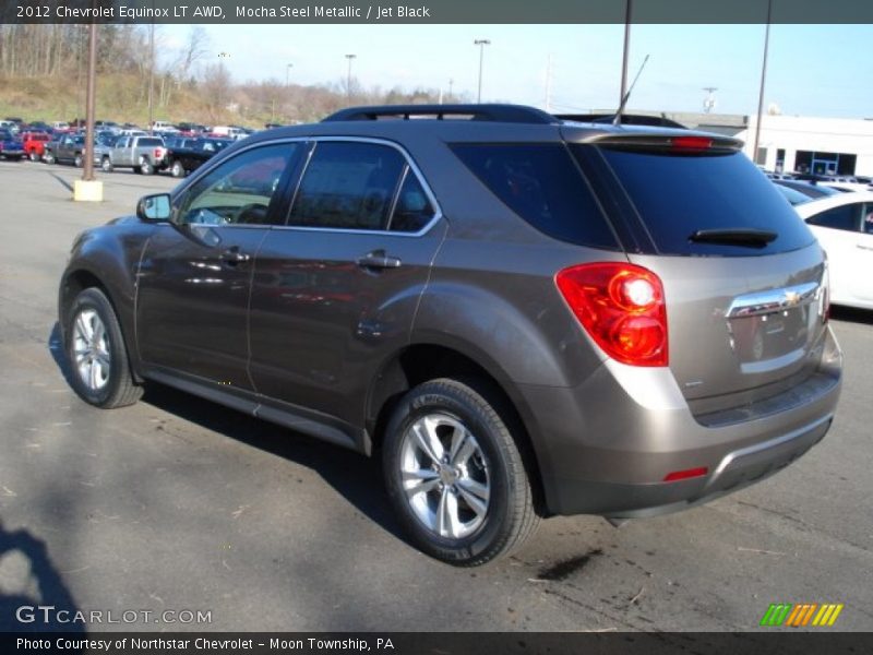 Mocha Steel Metallic / Jet Black 2012 Chevrolet Equinox LT AWD