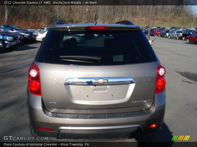 Mocha Steel Metallic / Jet Black 2012 Chevrolet Equinox LT AWD