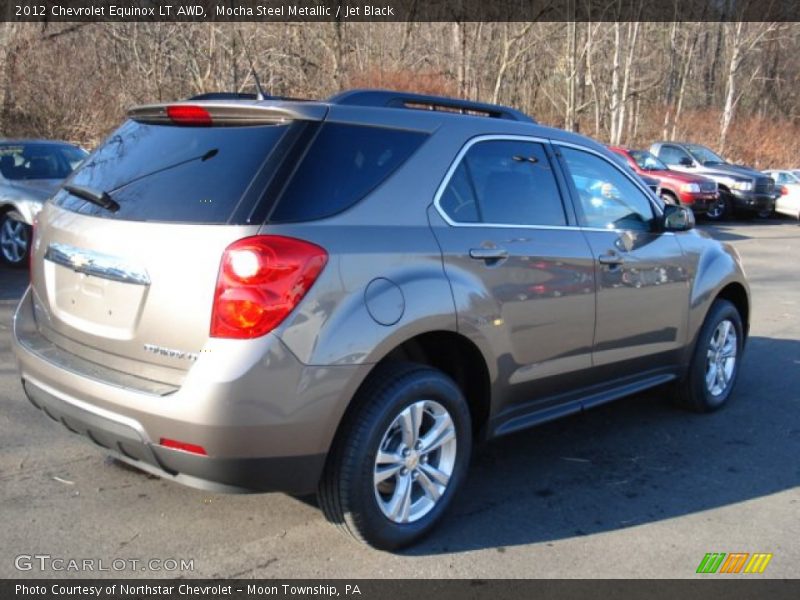 Mocha Steel Metallic / Jet Black 2012 Chevrolet Equinox LT AWD