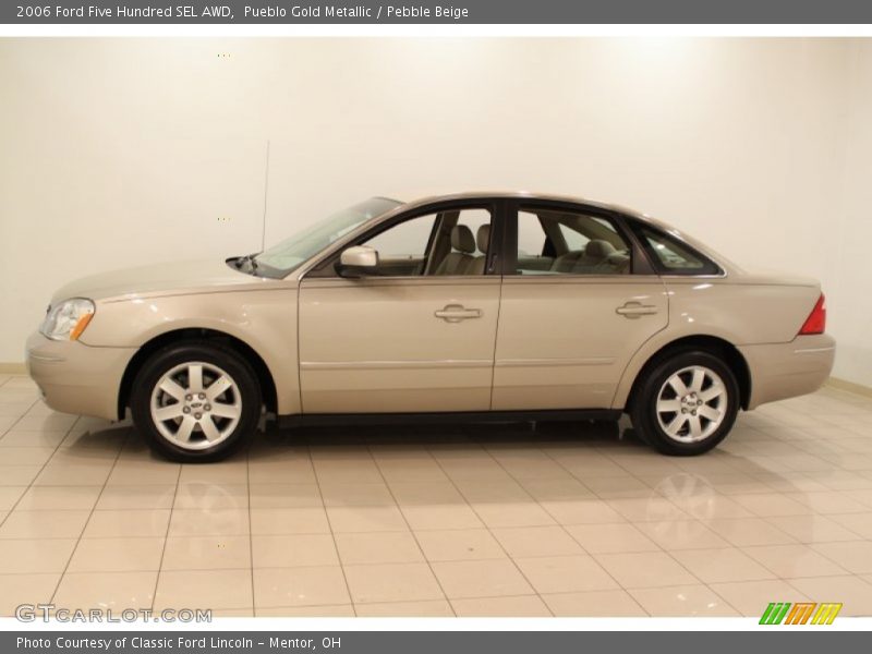 Pueblo Gold Metallic / Pebble Beige 2006 Ford Five Hundred SEL AWD