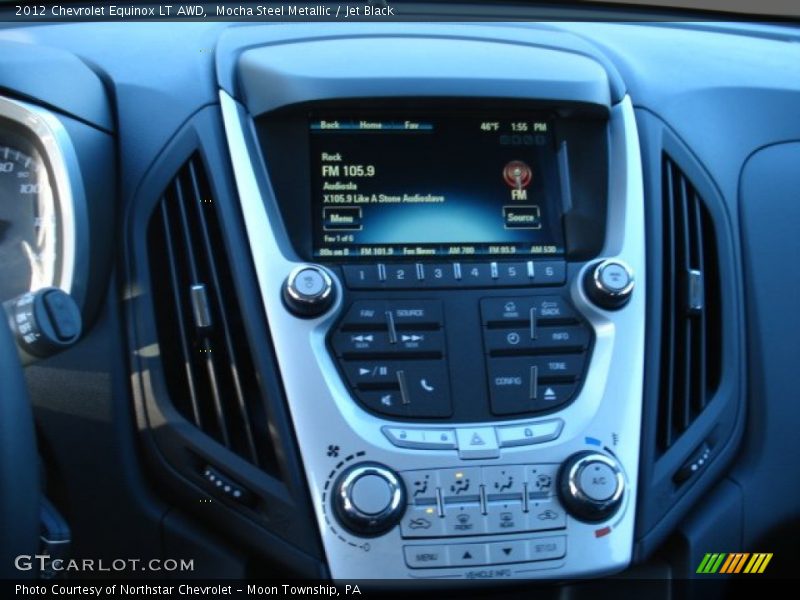 Mocha Steel Metallic / Jet Black 2012 Chevrolet Equinox LT AWD