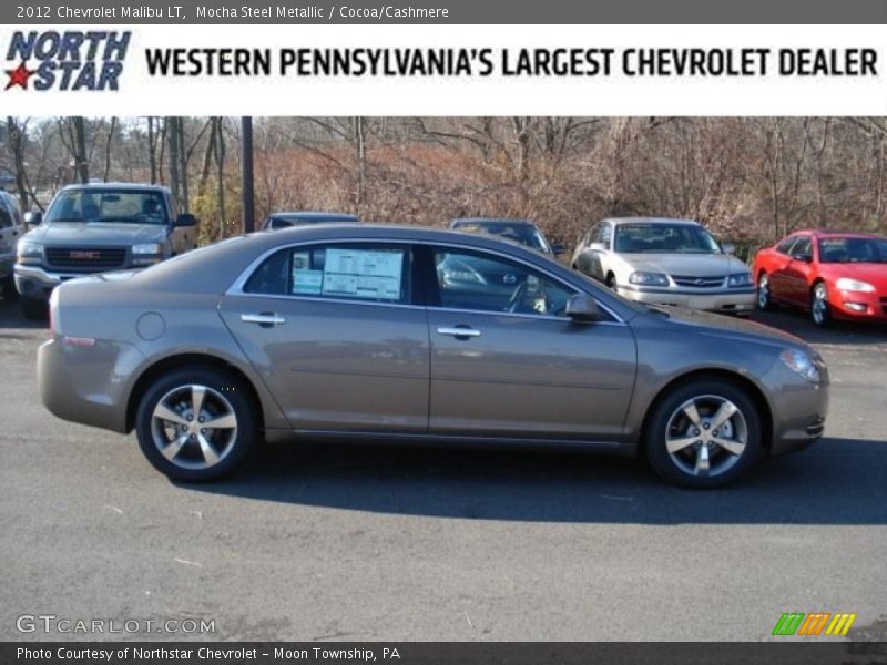 Mocha Steel Metallic / Cocoa/Cashmere 2012 Chevrolet Malibu LT