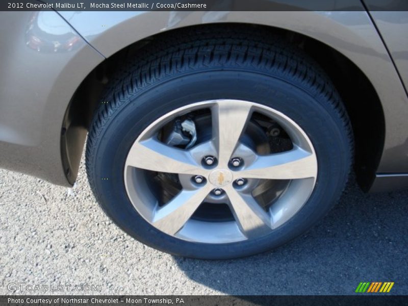 Mocha Steel Metallic / Cocoa/Cashmere 2012 Chevrolet Malibu LT