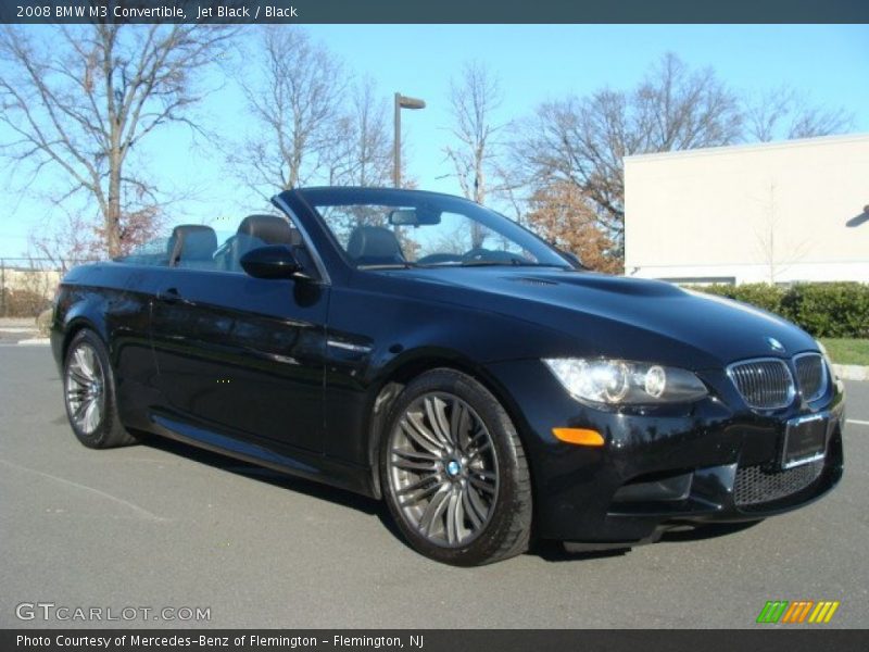 Jet Black / Black 2008 BMW M3 Convertible