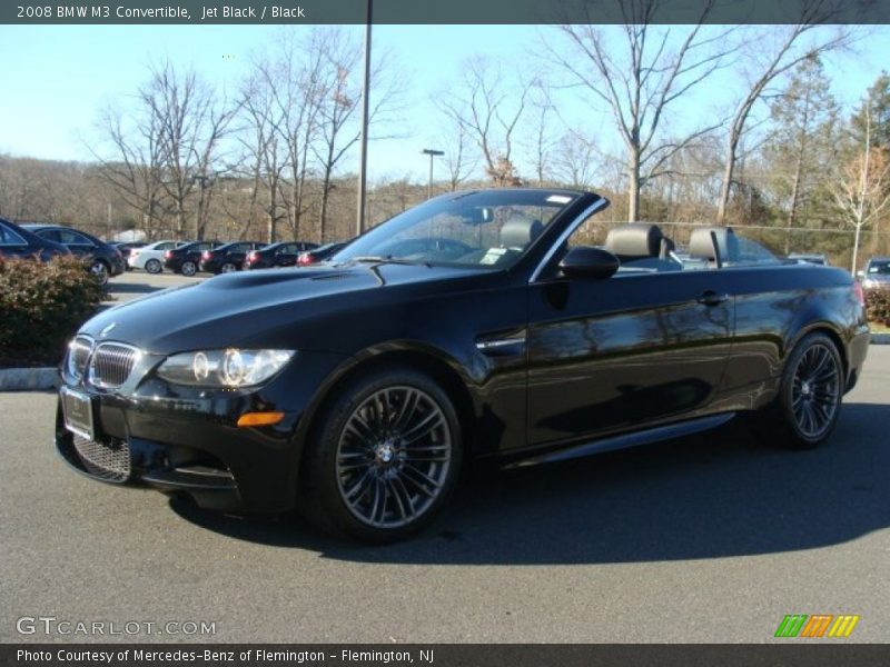 Jet Black / Black 2008 BMW M3 Convertible