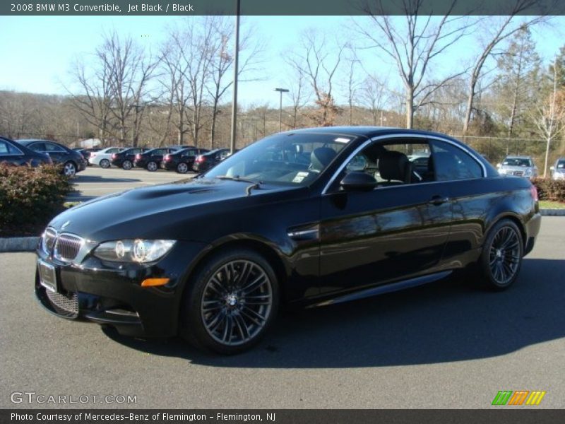 Jet Black / Black 2008 BMW M3 Convertible
