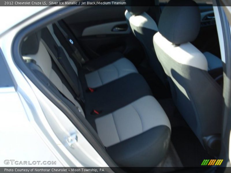 Silver Ice Metallic / Jet Black/Medium Titanium 2012 Chevrolet Cruze LS