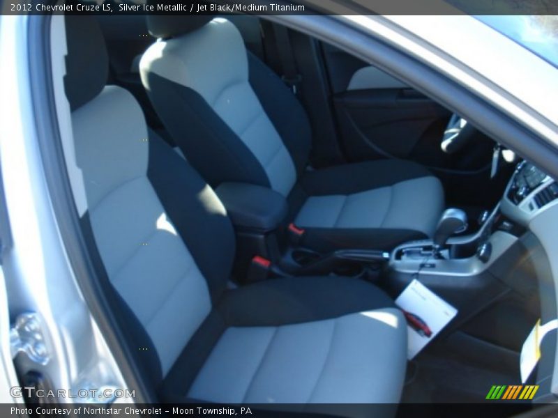 Silver Ice Metallic / Jet Black/Medium Titanium 2012 Chevrolet Cruze LS