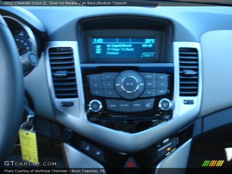 Silver Ice Metallic / Jet Black/Medium Titanium 2012 Chevrolet Cruze LS