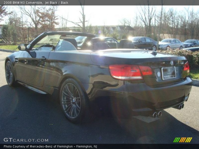 Jet Black / Black 2008 BMW M3 Convertible