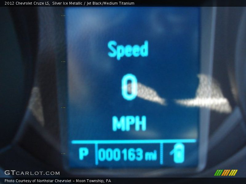 Silver Ice Metallic / Jet Black/Medium Titanium 2012 Chevrolet Cruze LS