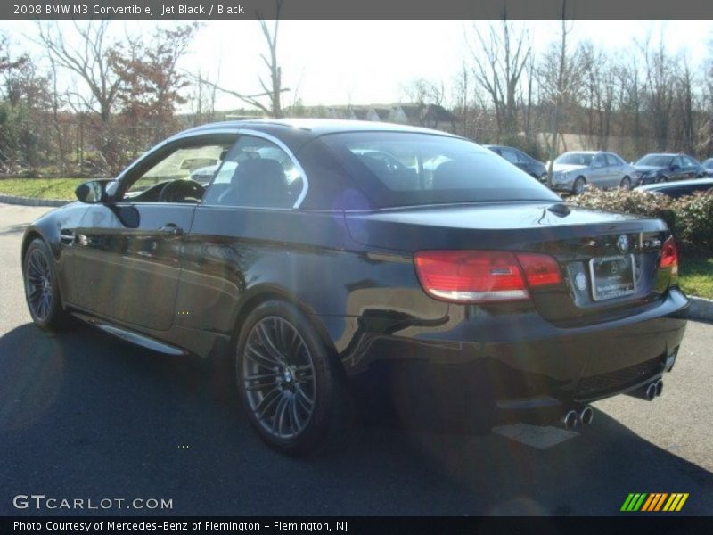 Jet Black / Black 2008 BMW M3 Convertible