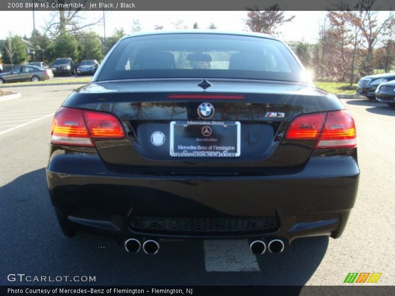 Jet Black / Black 2008 BMW M3 Convertible