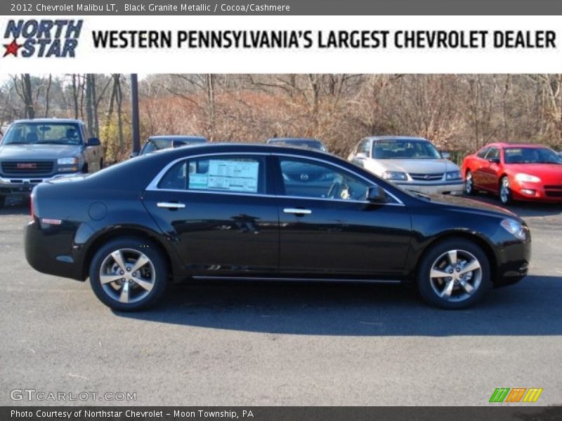 Black Granite Metallic / Cocoa/Cashmere 2012 Chevrolet Malibu LT