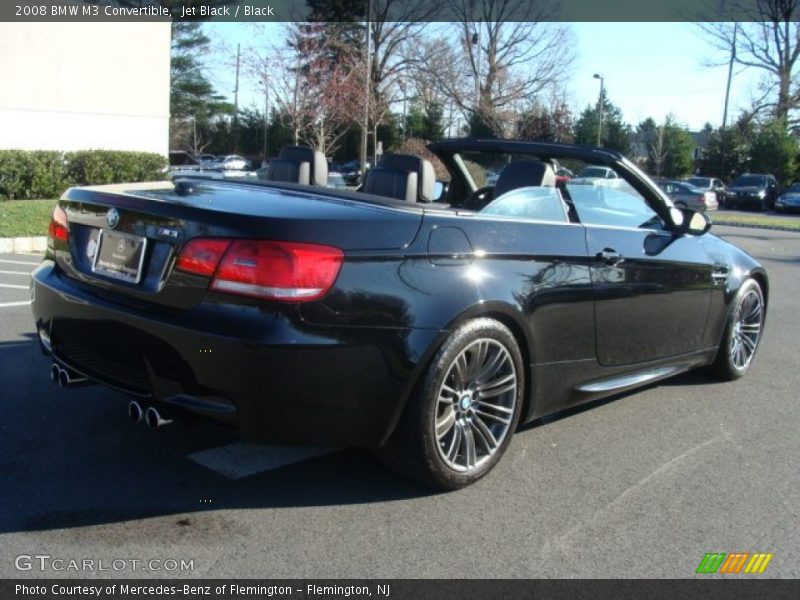Jet Black / Black 2008 BMW M3 Convertible