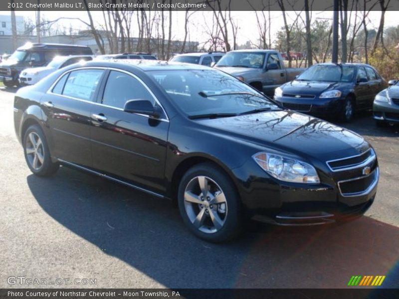 Black Granite Metallic / Cocoa/Cashmere 2012 Chevrolet Malibu LT