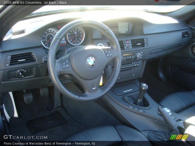 Jet Black / Black 2008 BMW M3 Convertible