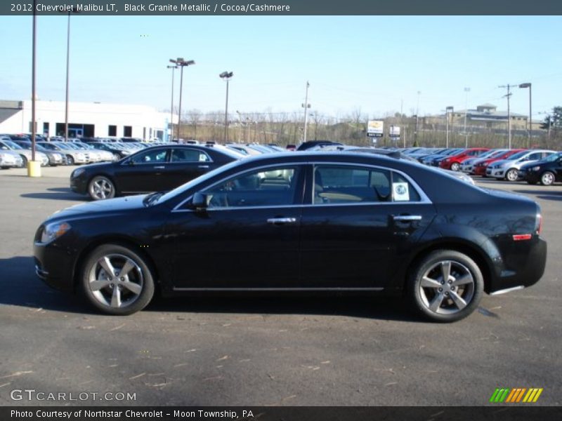 Black Granite Metallic / Cocoa/Cashmere 2012 Chevrolet Malibu LT