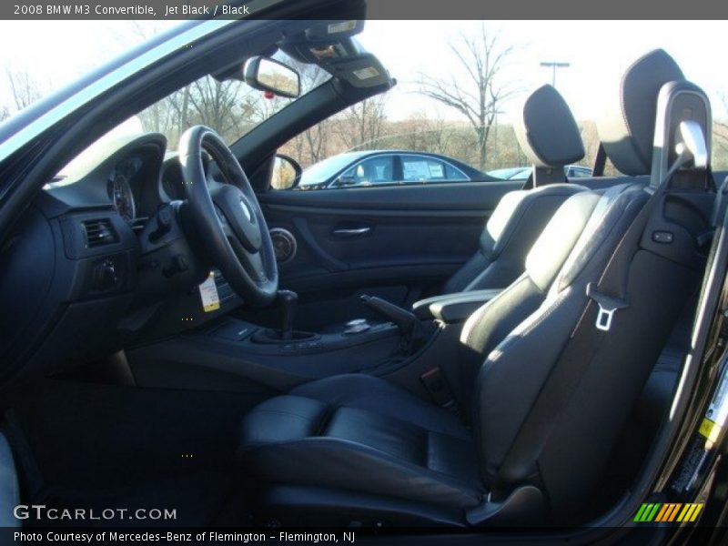 Jet Black / Black 2008 BMW M3 Convertible