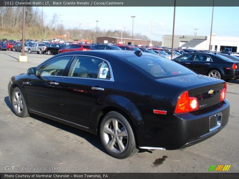 Black Granite Metallic / Cocoa/Cashmere 2012 Chevrolet Malibu LT