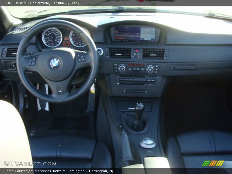 Jet Black / Black 2008 BMW M3 Convertible