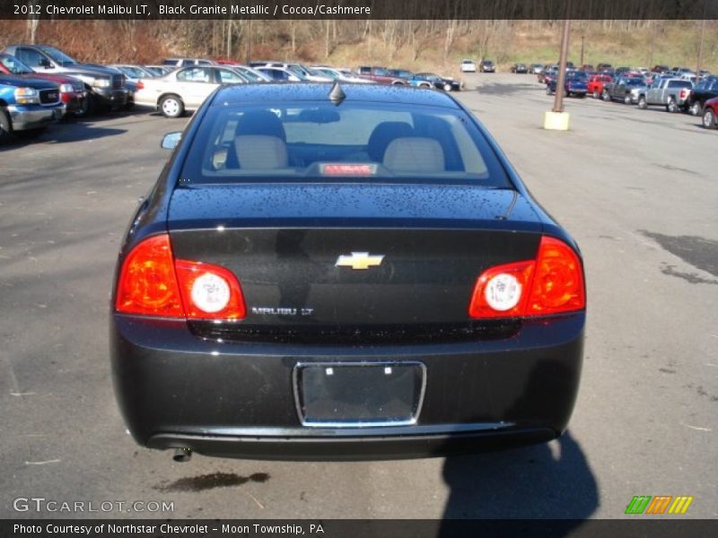 Black Granite Metallic / Cocoa/Cashmere 2012 Chevrolet Malibu LT
