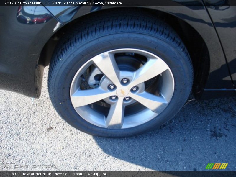 Black Granite Metallic / Cocoa/Cashmere 2012 Chevrolet Malibu LT