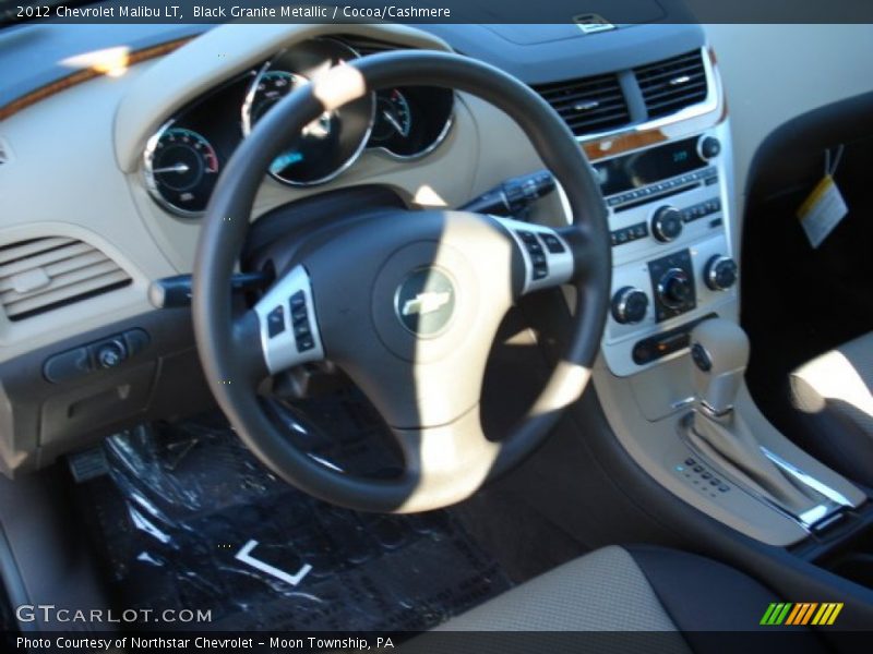 Black Granite Metallic / Cocoa/Cashmere 2012 Chevrolet Malibu LT